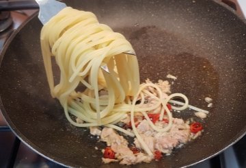 Pasta tonno e limone preparazione 3