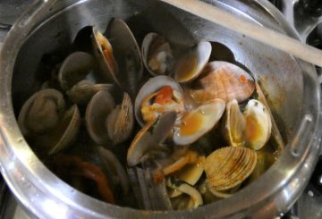 Sautè di frutti di mare preparazione 6