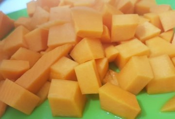 Zucca in padella preparazione 0