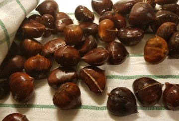 Castagne al forno preparazione 4