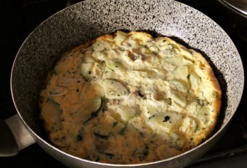 Frittata terra e mare preparazione 8