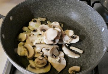 Funghi e cannolicchi preparazione 1
