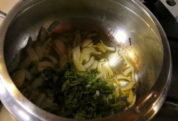 Pasta con vongole e lupini preparazione 1