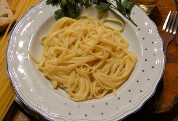 Pasta con vongole e lupini preparazione 7