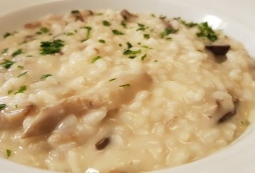 Risotto ai funghi bimby preparazione 4