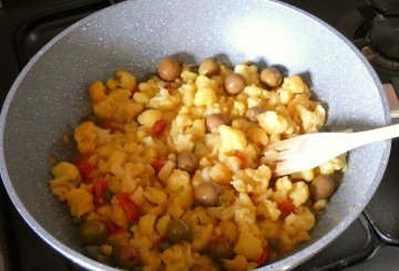 Scialatielli cacio e cavolfiore preparazione 2