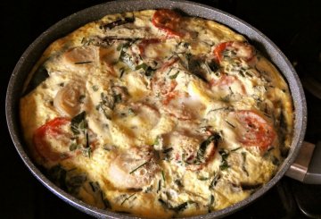 Frittata aromatica di verdure  preparazione 7