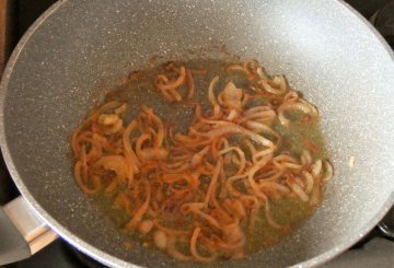 Pasta  in rosso con cavolfiore preparazione 3