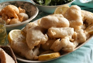 Baccalà fritto alla romana preparazione 7