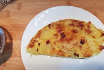 Frittata al forno con patate preparazione 9