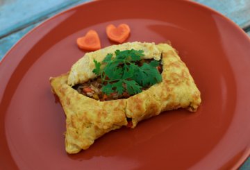 Frittata di san valentino preparazione 5