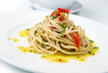 Spaghetti aglio e olio bimby preparazione 2