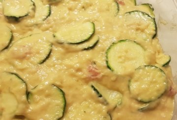 Zucchini pie preparazione 4