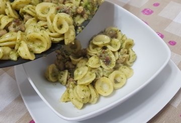 Pasta broccoli e salsiccia preparazione 7