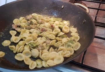 Pasta broccoli e salsiccia preparazione 6