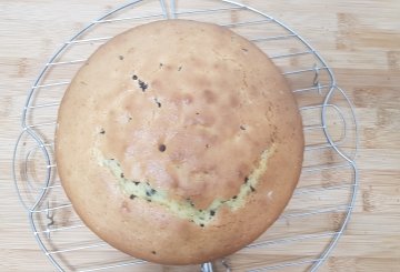 Torta con gocce di cioccolato preparazione 8