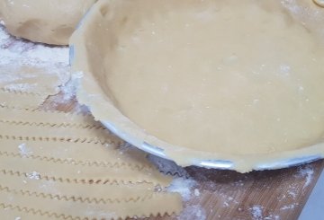 Pastiera Con Gocce Di Cioccolato preparazione 11