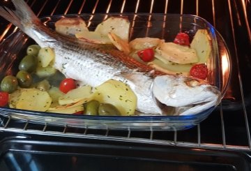 Cefalo al forno preparazione 5