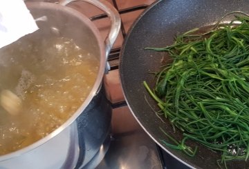 Fusilloni Con Agretti  preparazione 3