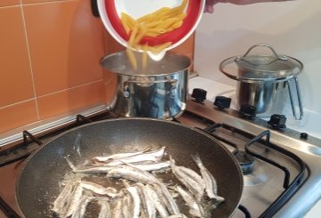 Pasta broccoli e alici preparazione 2