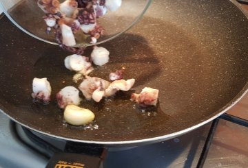 Pasta polpo e patate preparazione 4