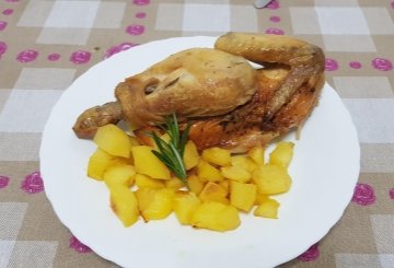 Pollo al forno preparazione 11