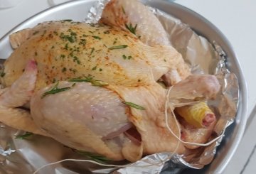 Pollo al forno preparazione 3