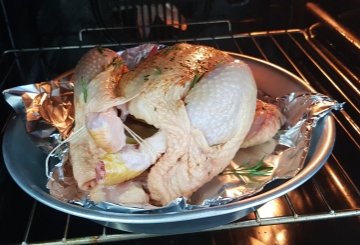 Pollo al forno preparazione 4