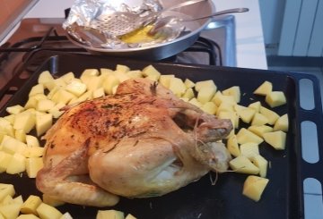 Pollo al forno preparazione 8