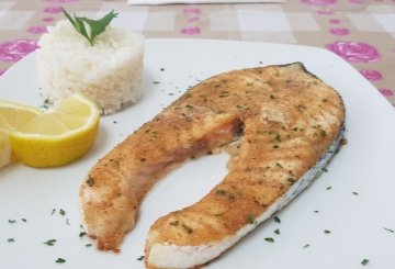 Salmone gratinato preparazione 5