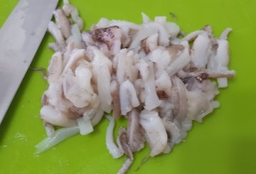 Calamari Ripieni in Padella preparazione 1