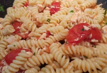 Pasta al Salmone Fresco preparazione 9