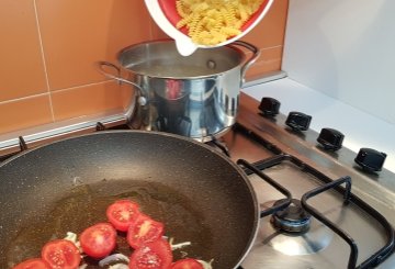 Pasta al Salmone Fresco preparazione 4