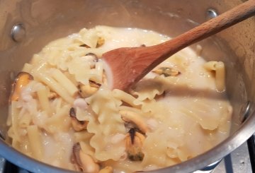 Pasta fagioli e cozze preparazione 8