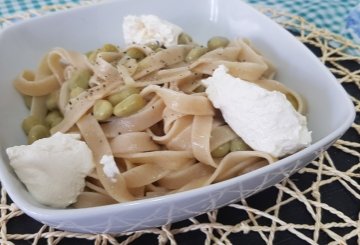 PASTA FAVE E RICOTTA preparazione 6