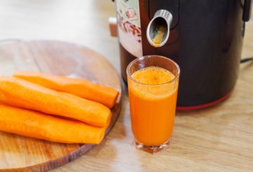 Succo di carote preparazione 3