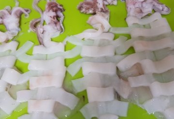 Calamari Arrostiti preparazione 4