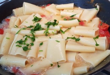 Paccheri al Coccio preparazione 6