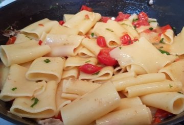 Paccheri al Coccio preparazione 7