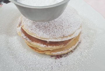 Pancake alla Nutella preparazione 9