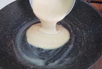 Pancake alla Nutella preparazione 3