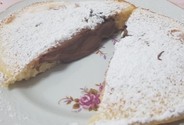 Pancake alla Nutella preparazione 11