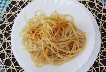 Pasta con la Bottarga preparazione 9