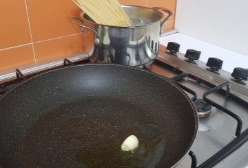 SPAGHETTI ALLA NERANO preparazione 4