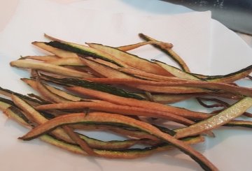 Zucchine fritte preparazione 7