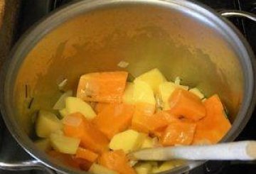 Crema di zucca preparazione 4