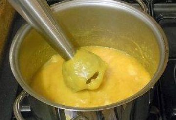 Crema di zucca preparazione 7