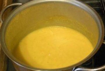 Crema di zucca preparazione 8