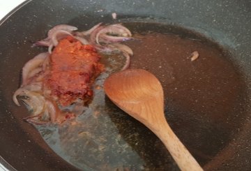 Pasta con la Nduja preparazione 1