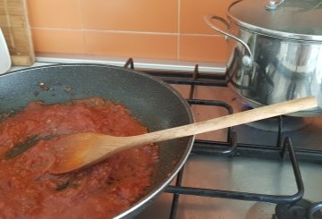 Pasta con la Nduja preparazione 4